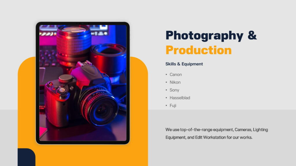 photography and production
